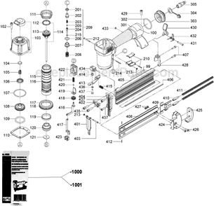 Page A Diagram and Parts List for  Porter Cable